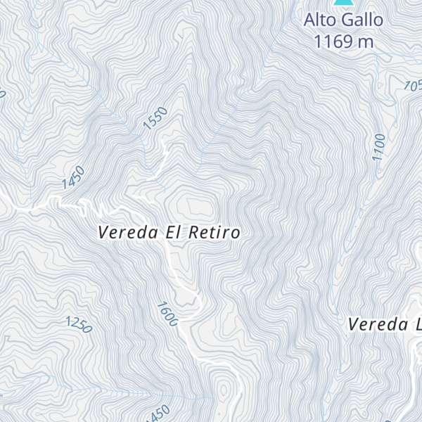 Map of Loma El Retiro