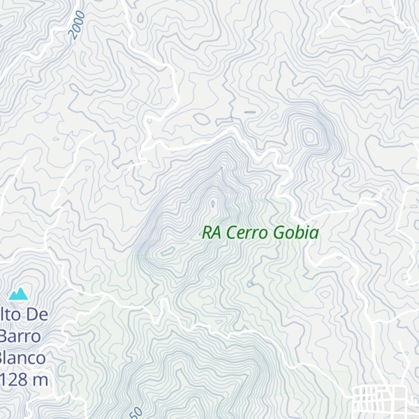 Map of Cerro Las Colmenas