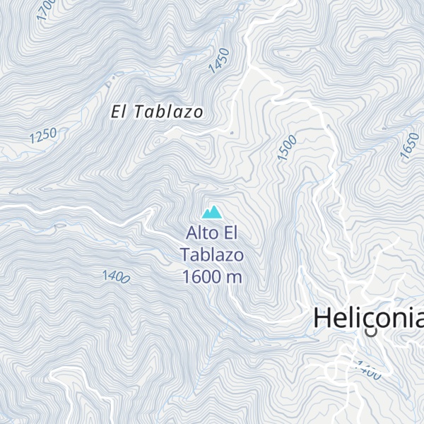 Map of Alto El Tablazo
