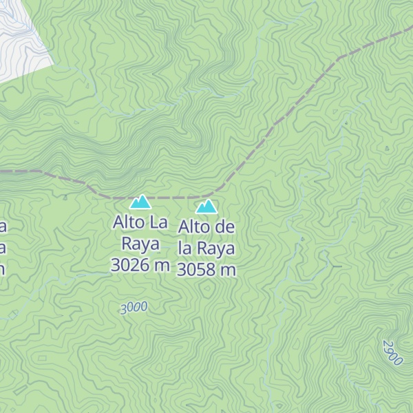 Map of Alto de la Raya