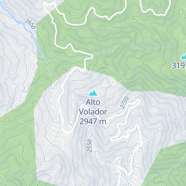 Map of Alto Volador