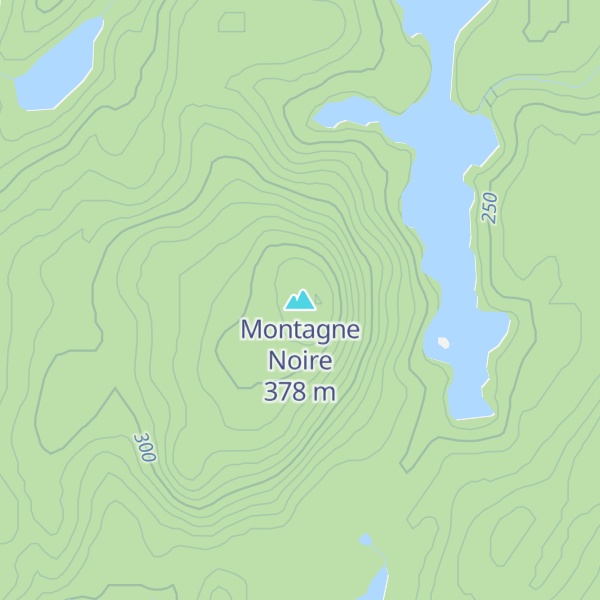 Map of Montagne Noire