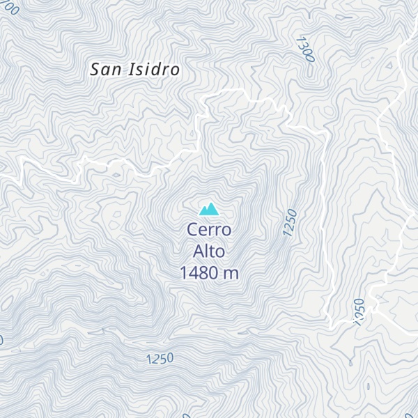 Map of Cerro Alto