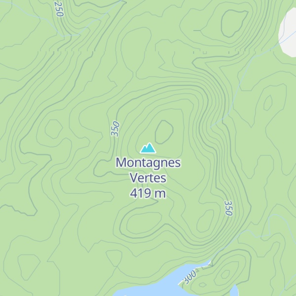 Map of Montagnes Vertes