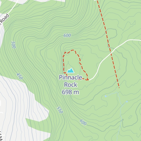 Map of Pinnacle Rock