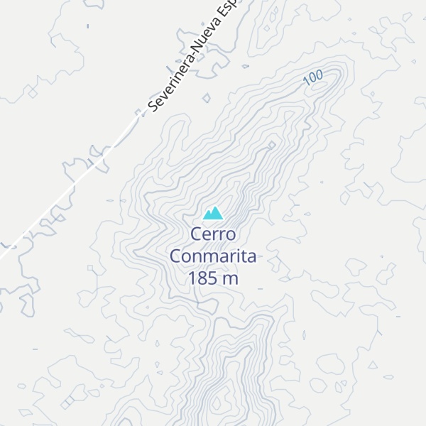 Map of Cerro Conmarita