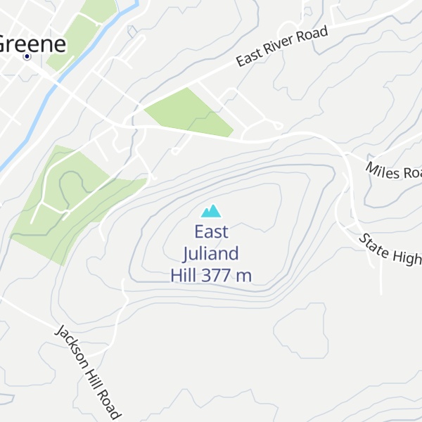 Map of East Juliand Hill