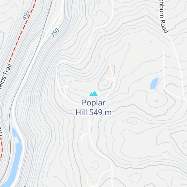 Map of Poplar Hill