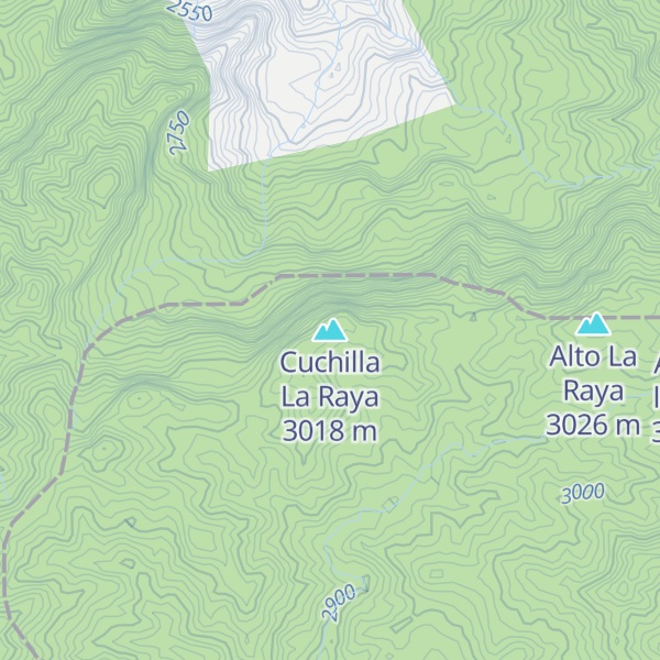 Map of Cuchilla La Raya