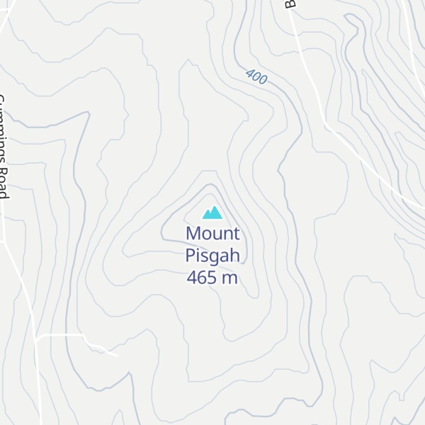 Map of Mount Pisgah