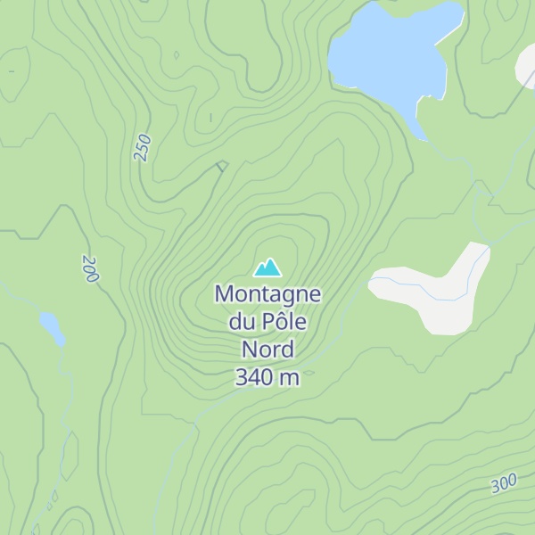 Map of Montagne du Pôle Nord