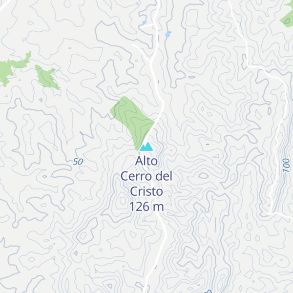 Map of Alto Cerro del Cristo