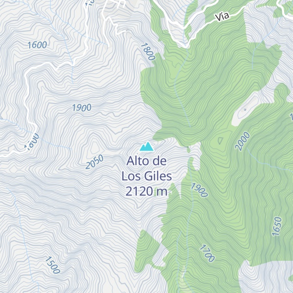 Map of Alto de Los Giles