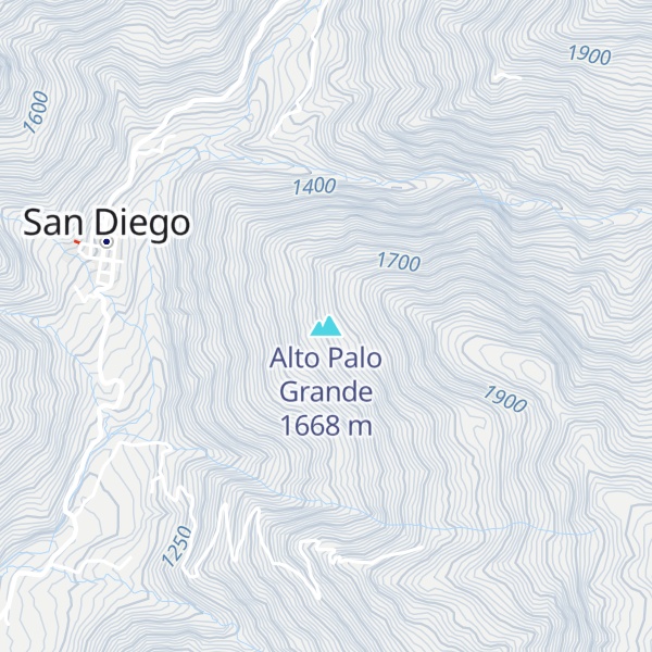 Map of Alto Palo Grande