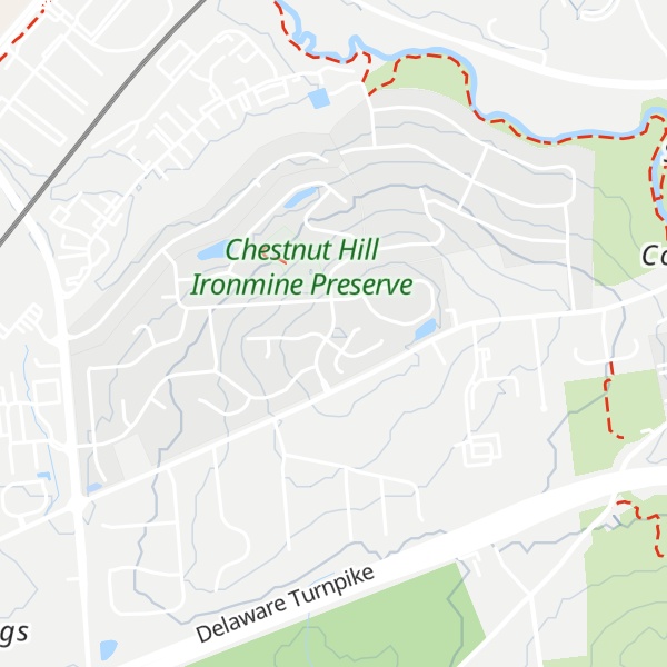 Map of Chestnut Hill