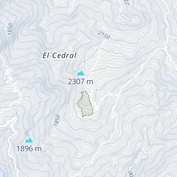 Map of Alto El Cedro
