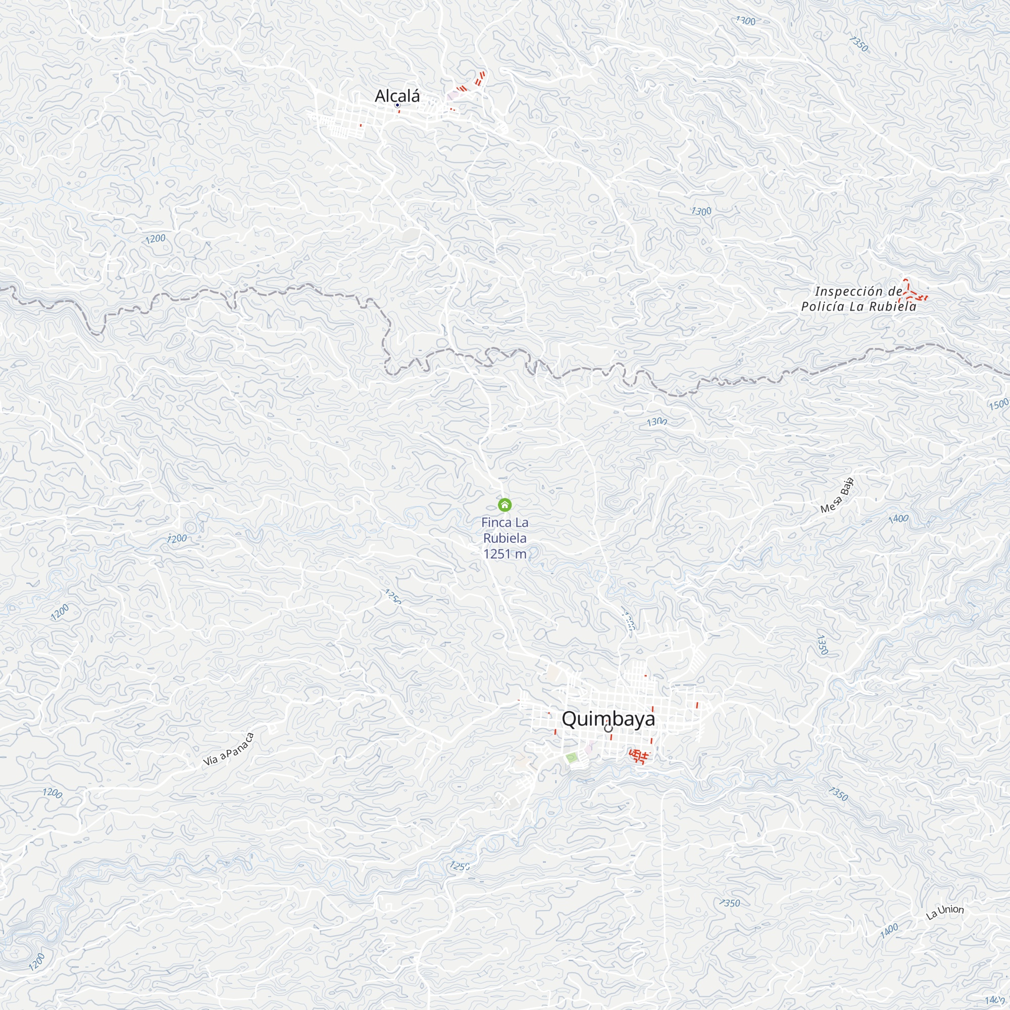 Finca La Rubiela map