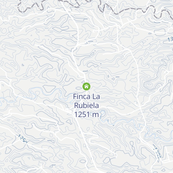 Map of Finca La Rubiela