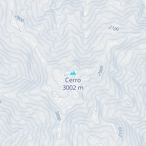 Map of Cerro