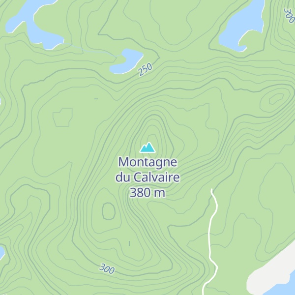 Map of Montagne du Calvaire