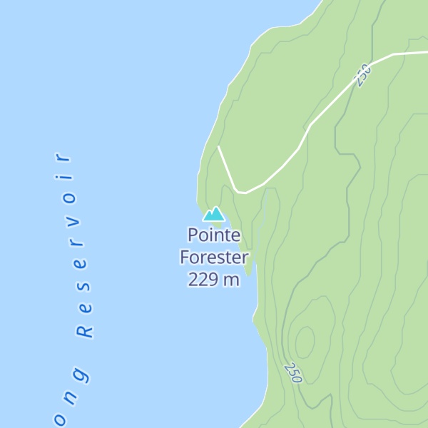 Map of Pointe Forester