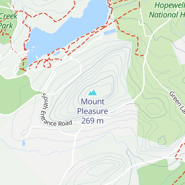 Map of Mount Pleasure