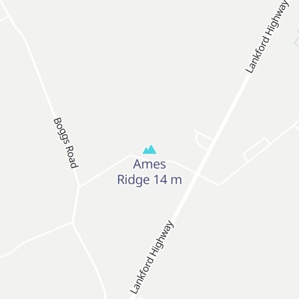 Map of Ames Ridge