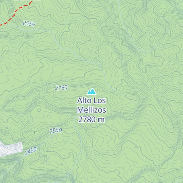 Map of Alto Los Mellizos