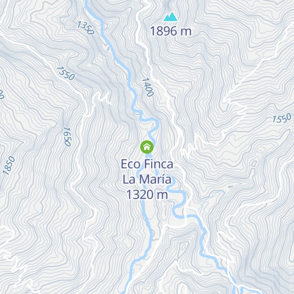 Map of Eco Finca La María