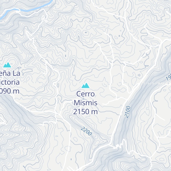 Map of Cerro Mismis