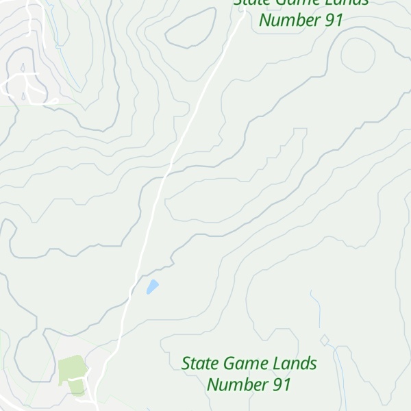 Map of Wyoming Mountain