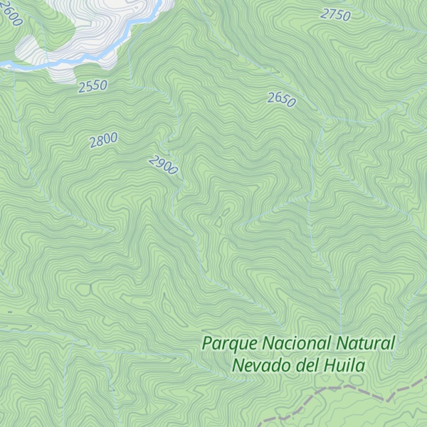 Map of Cerro La Calavera