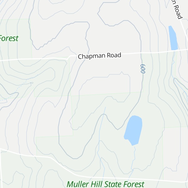 Map of Muller Hill