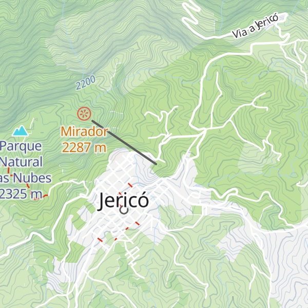 Map of Morro El Salvador