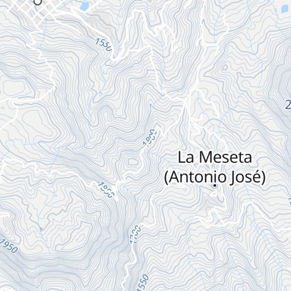 Map of Alto Corcovado