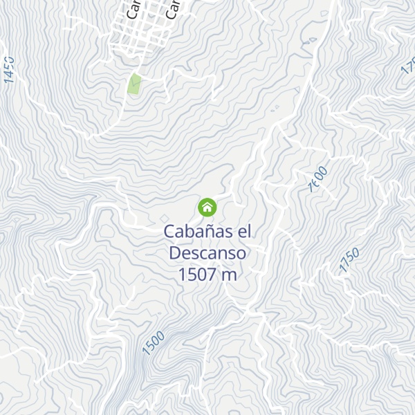 Map of Cabañas el Descanso