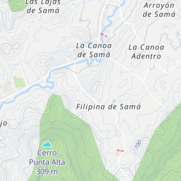 Map of Loma Punta Alta