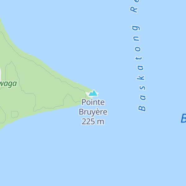 Map of Pointe Bruyère