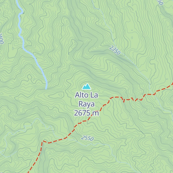 Map of Alto La Raya