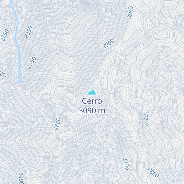 Map of Cerro