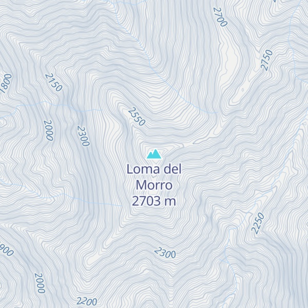 Map of Loma del Morro