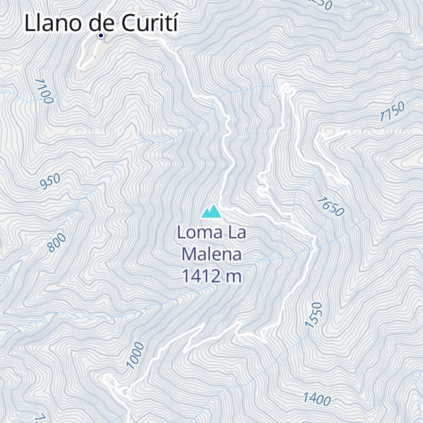 Map of Loma La Malena