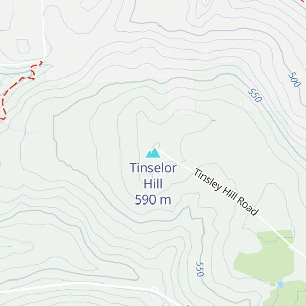 Map of Tinselor Hill