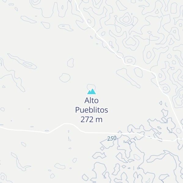 Map of Alto Pueblitos
