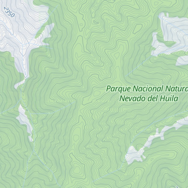 Map of Cerro San Miguel