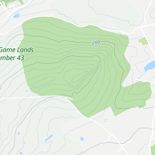 Map of Thomas Hill