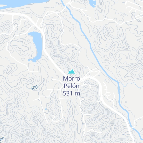 Map of Morro Pelón