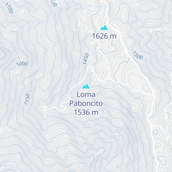 Map of Loma Paboncito