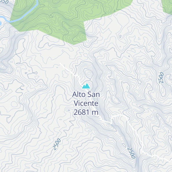 Map of Alto San Vicente
