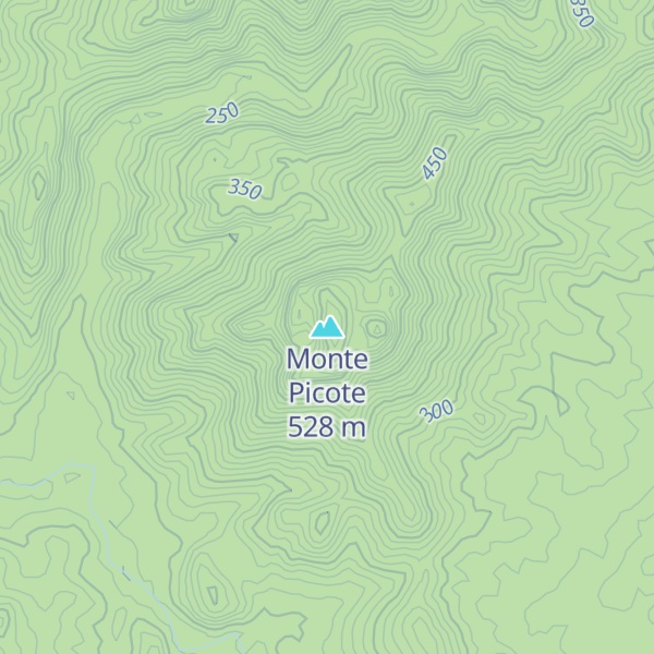 Map of Monte Picote